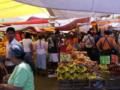 The market in Apizaco